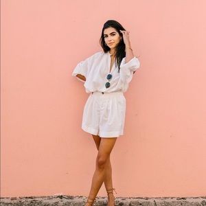 Doen Jade Shorts in Salt